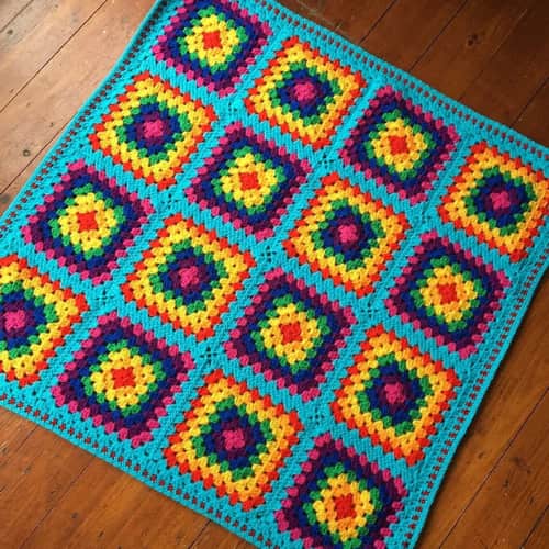 Handmade Crochet Blanket by Wildflower Custom Design